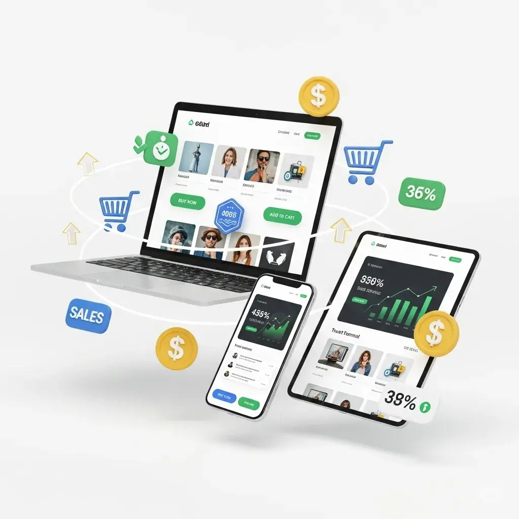 تصميم مواقع إلكترونية ترفع المبيعات